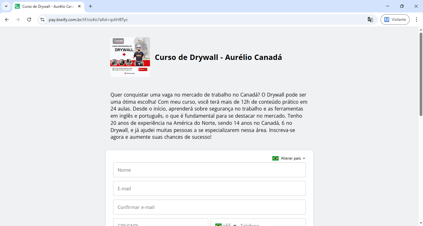 print 7 - Checkout kiwify