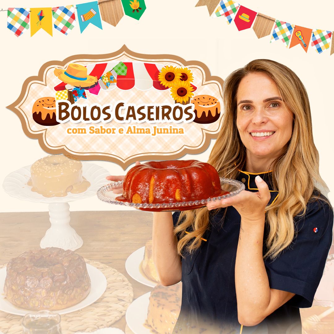Apostila Bolos Caseiros com Alma Junina – Chef Ísis Alvarez